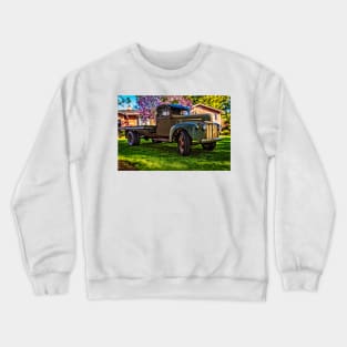 46 Ford Truck Two Ton Flatbed 7 Crewneck Sweatshirt